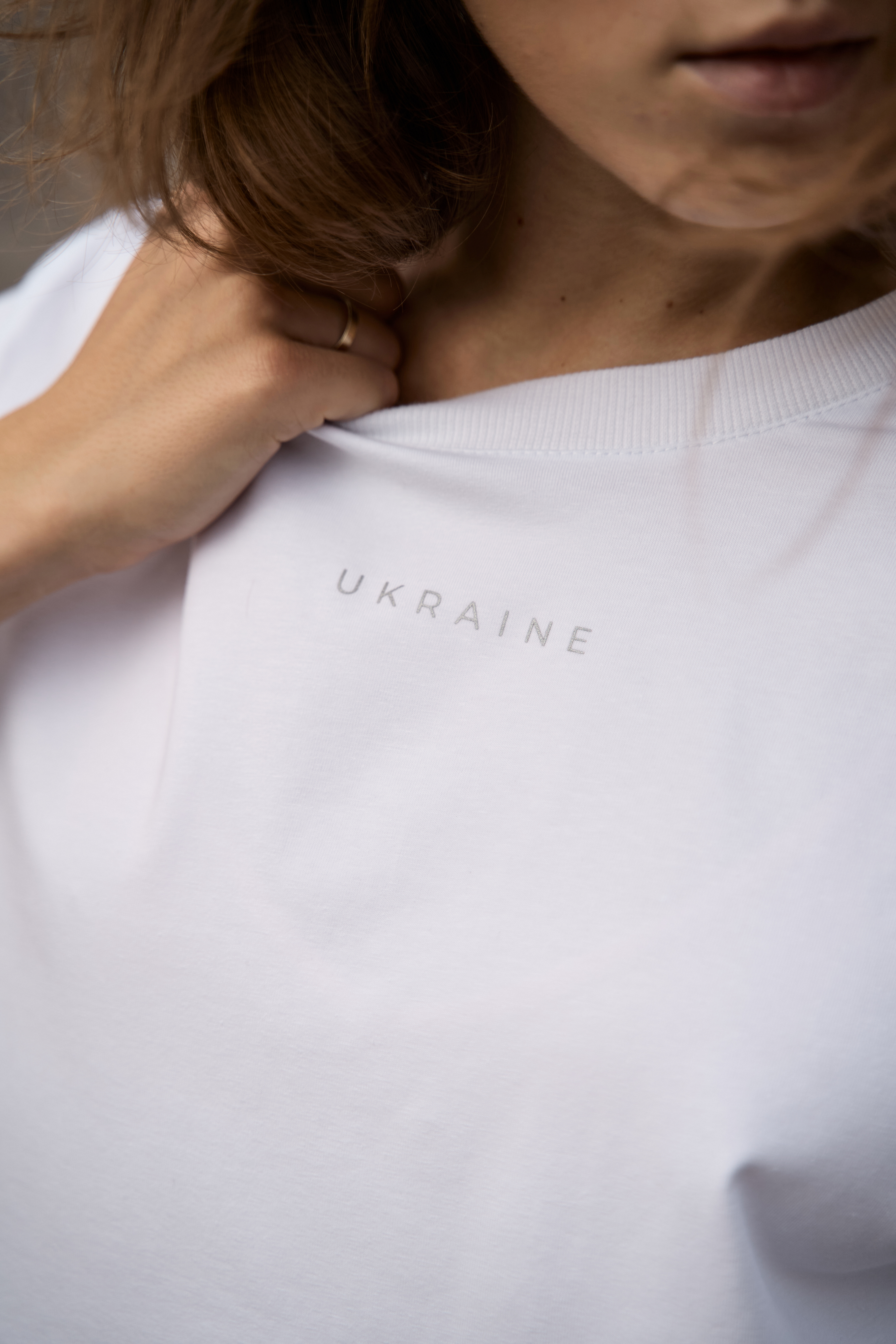 Картинка Біла футболка "Ukraine"